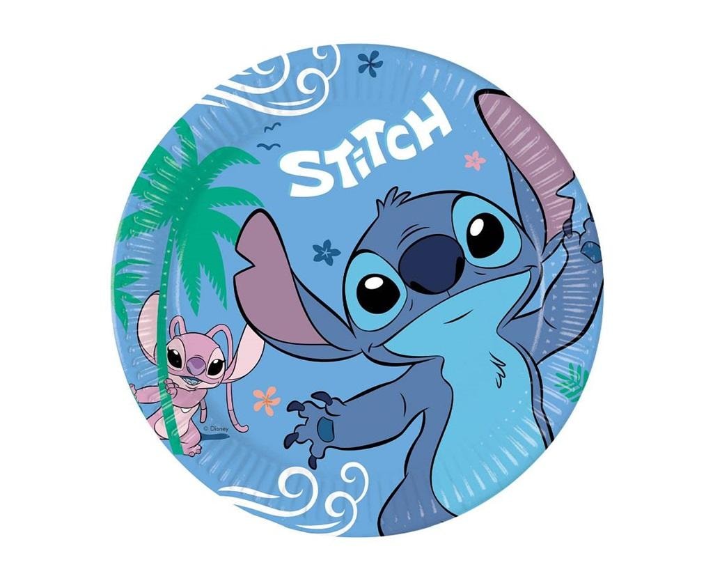 PROCOS Paper plates Stitch & Angel 23cm - perfect for a party