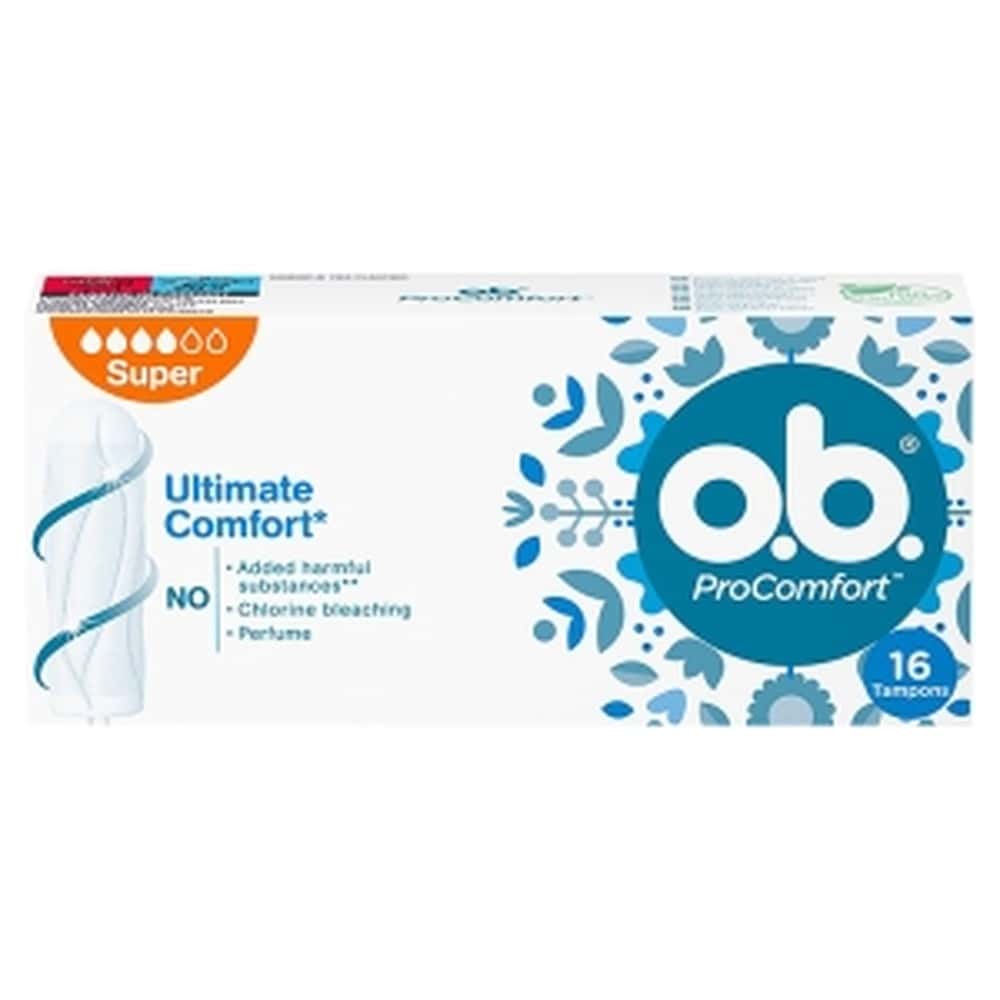 o.b. Tampons ProComfort Super - comfort and protection in every situation