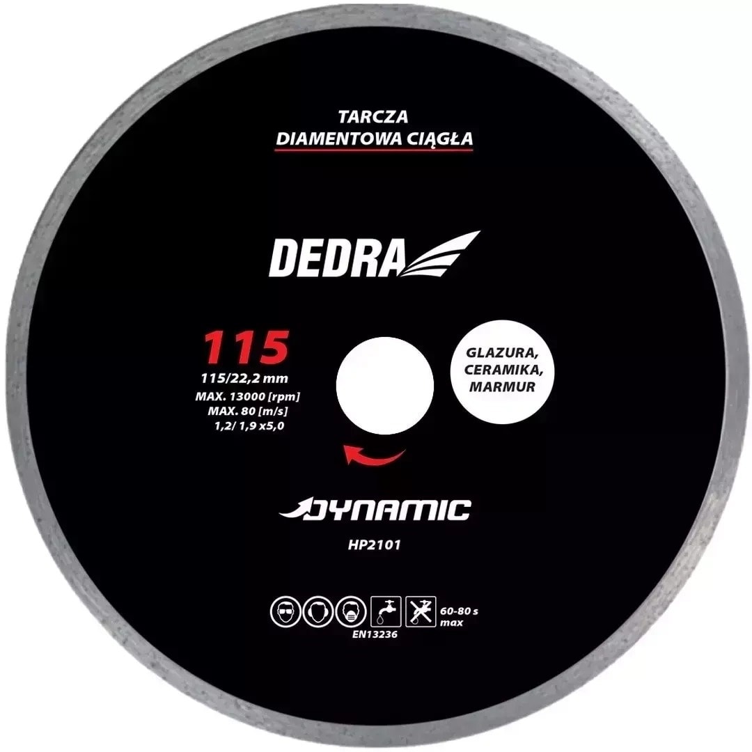 Dynamic Diamond cutting disc 115 mm / 22.2 mm - Precise cutting