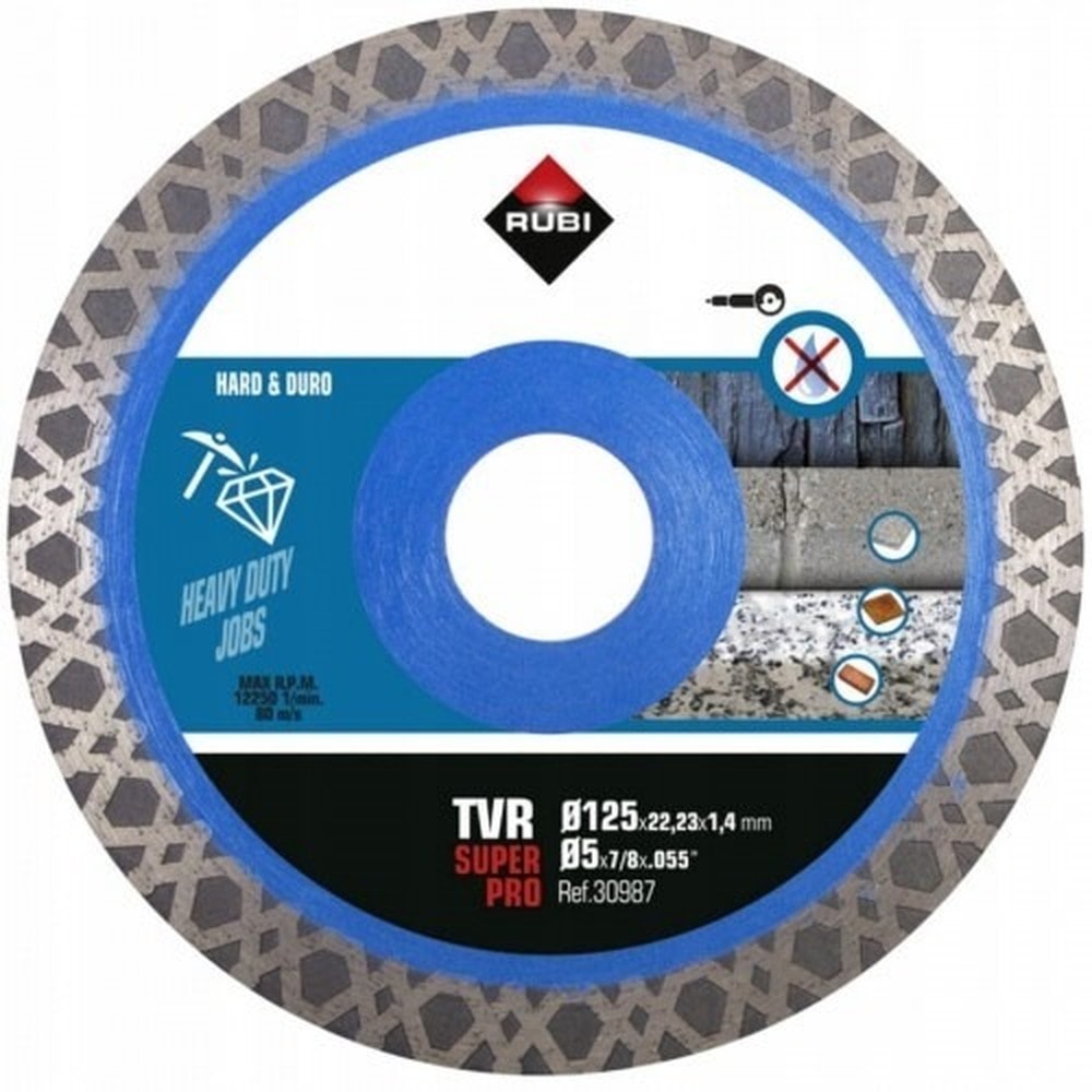 Turbo Viper SuperPro - Diamond cutting disc 125 mm for cutting concrete
