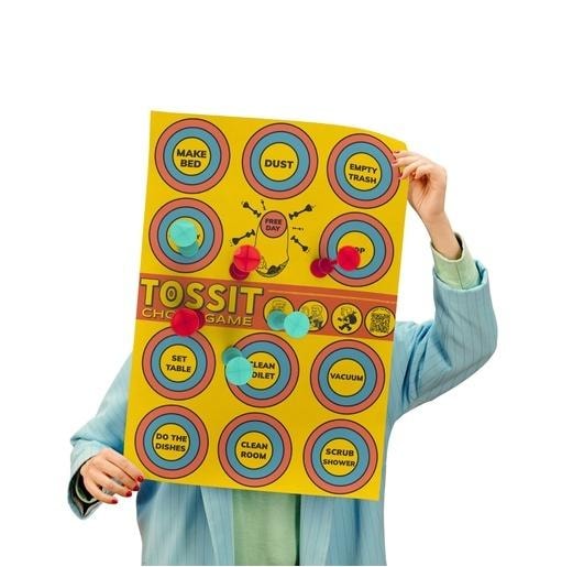 TOSSIT Dart Board - Game of Responsibilities & Cornhole - perfect fun for the whole family