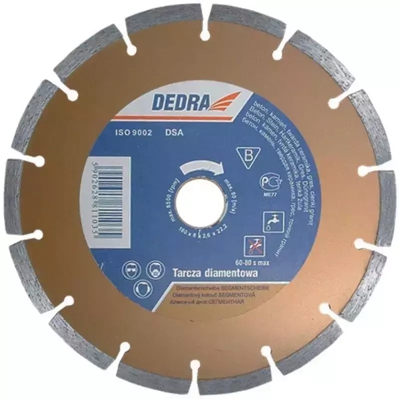 Dynamic Segmented cutting disc 230 mm / 22.2 mm - ideal for cutting concrete