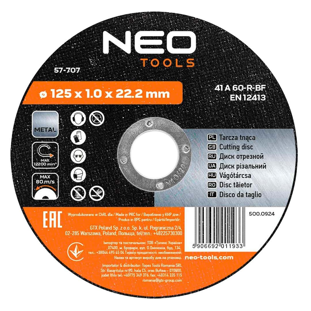 Metal cutting disc 350 mm - fast and precise cutting