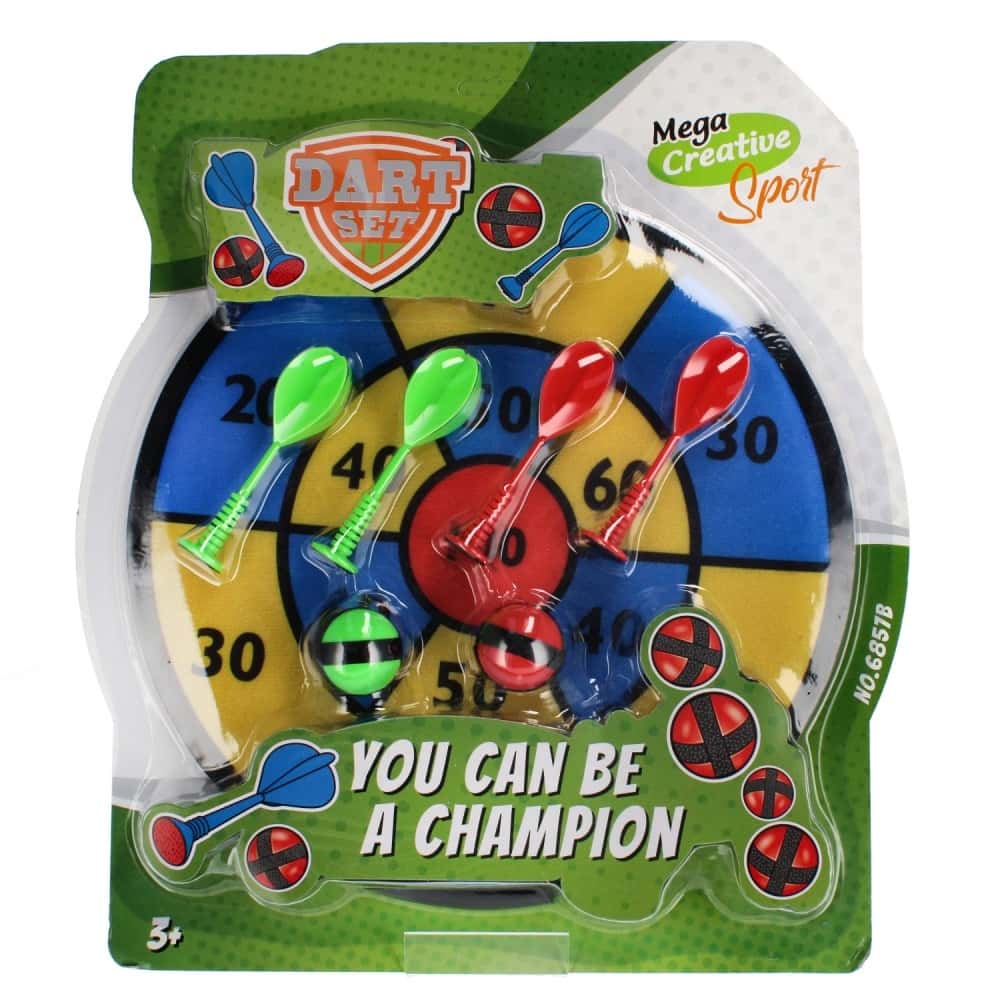 MEGA CREATIVE Dartboard with balls - ideal fun for children