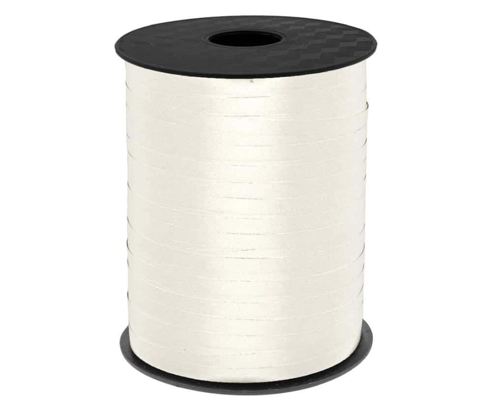 Godan S.A. Pastel white ribbon 458m - ideal for decorations and gift wrapping