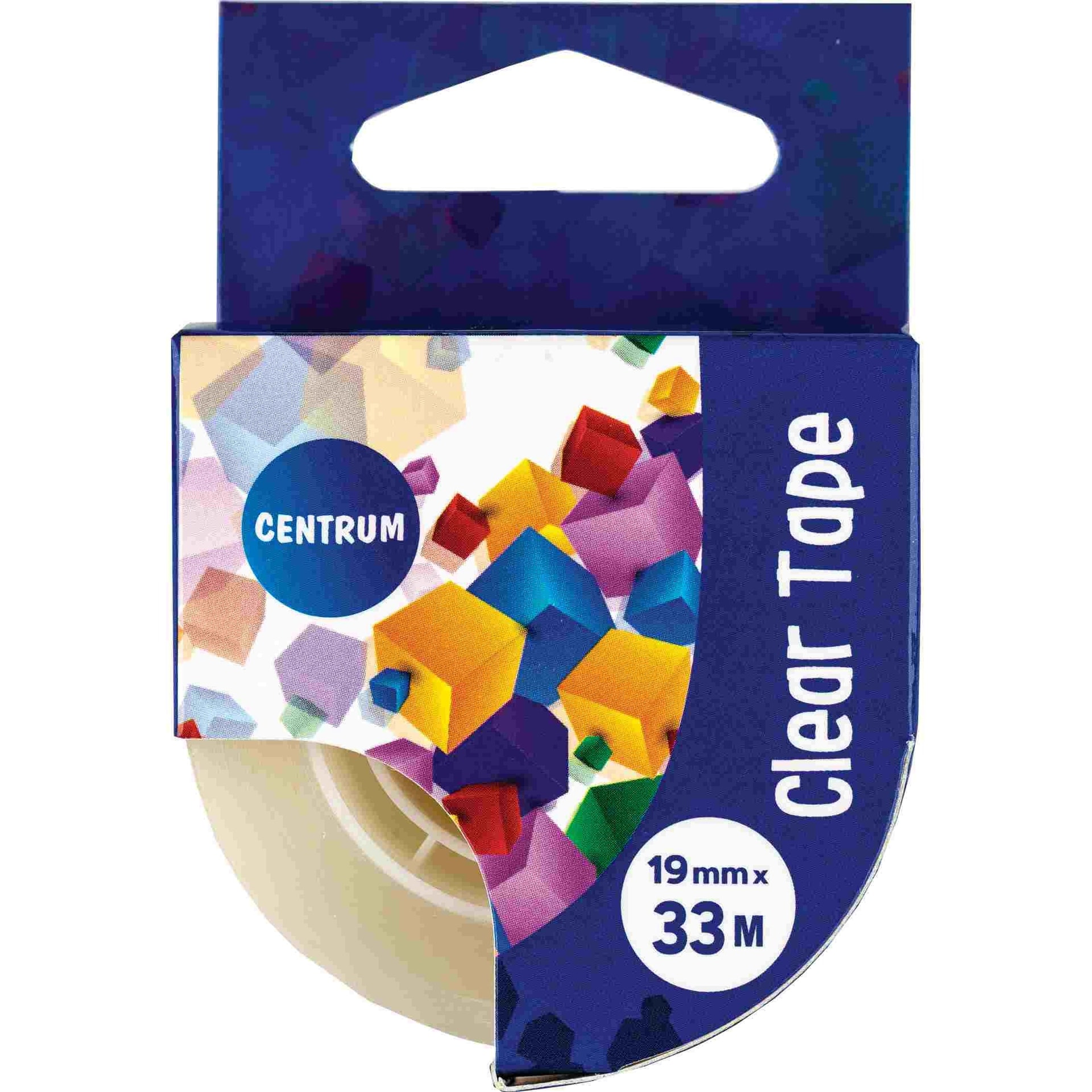 Centrum Transparent office tape 19 mm x 33 m - reliable in every office