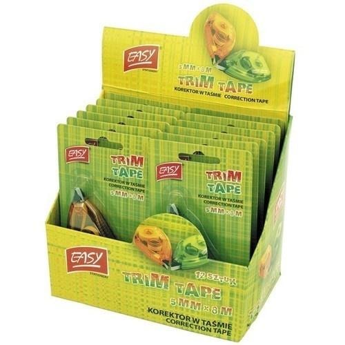 EASY Correction tape - 8 m, 12 pieces in display