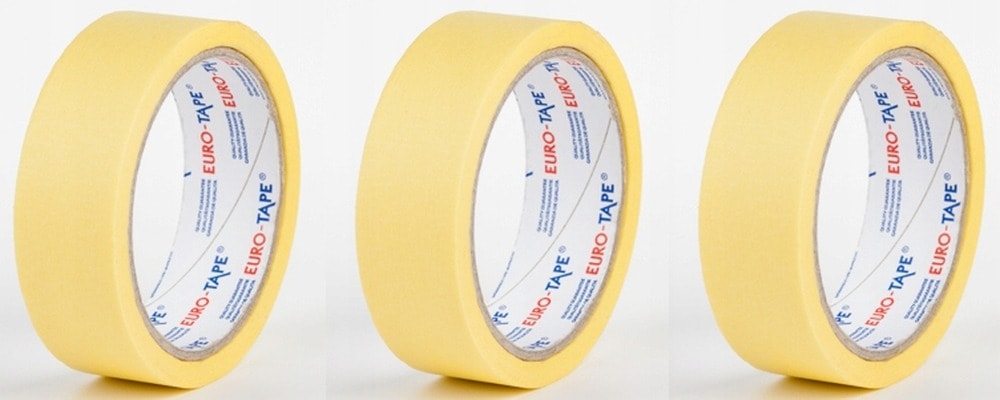 Yellow masking tape - ideal for precise painting work