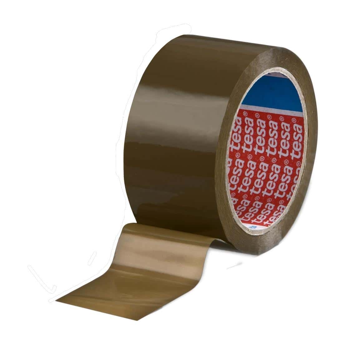 Standard packaging tape Solvent 66 m x 48 mm brown - reliable packaging