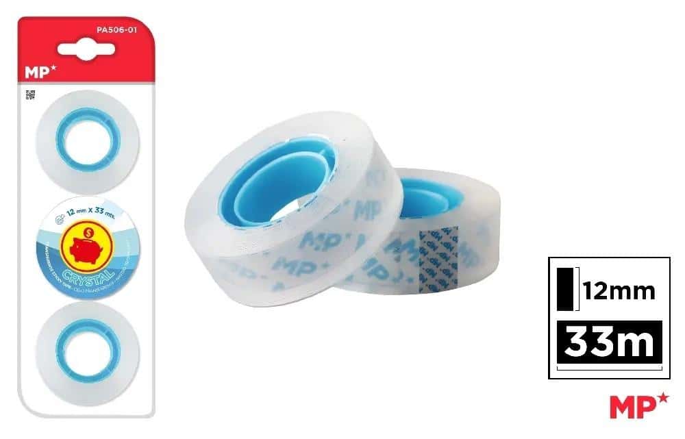 Transparent adhesive tape - reliable in every application