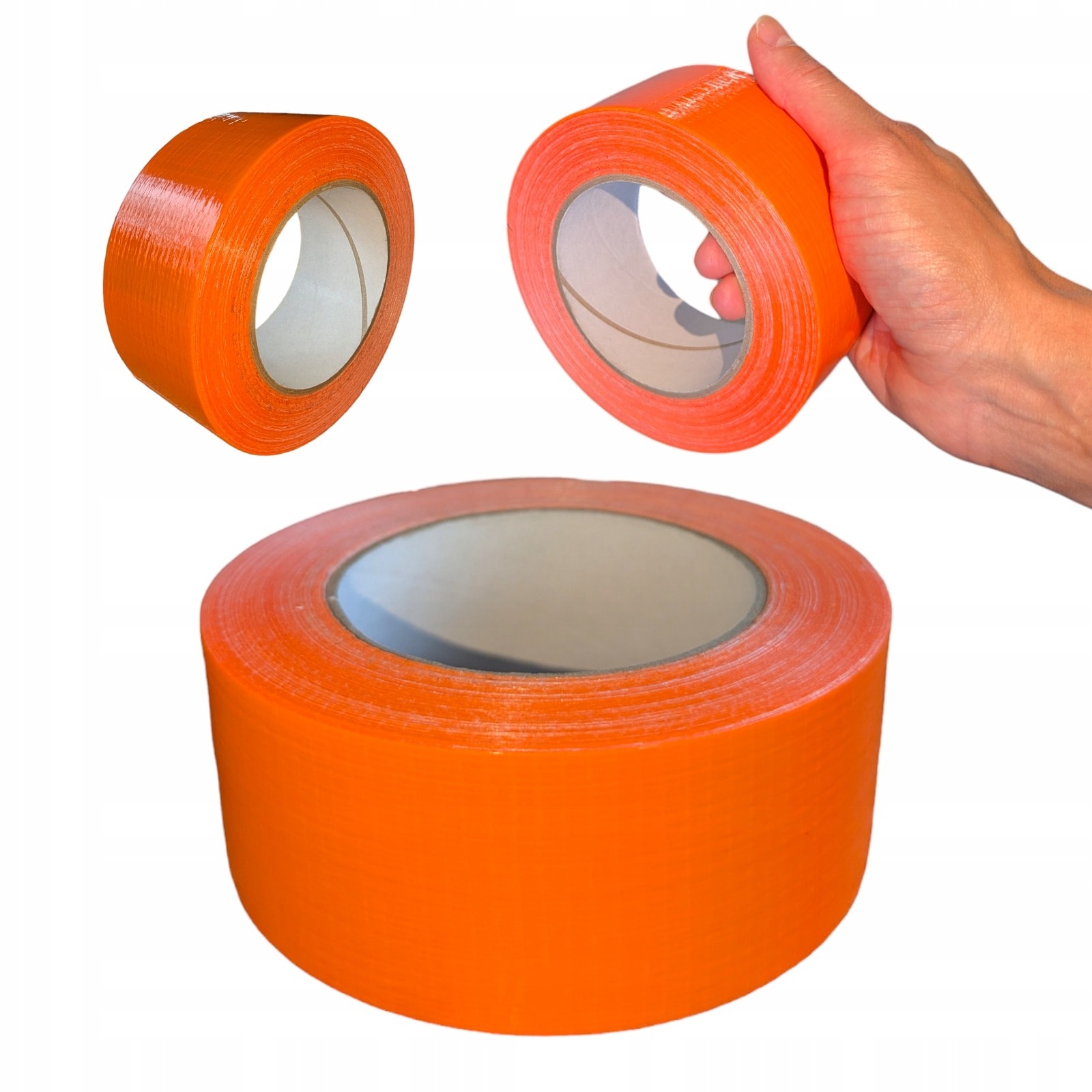 Orange facade plastering tape 48 mm x 50 m - precise masking
