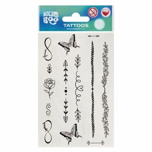 Life Sticker Boo Tattoos for kids - mix designs