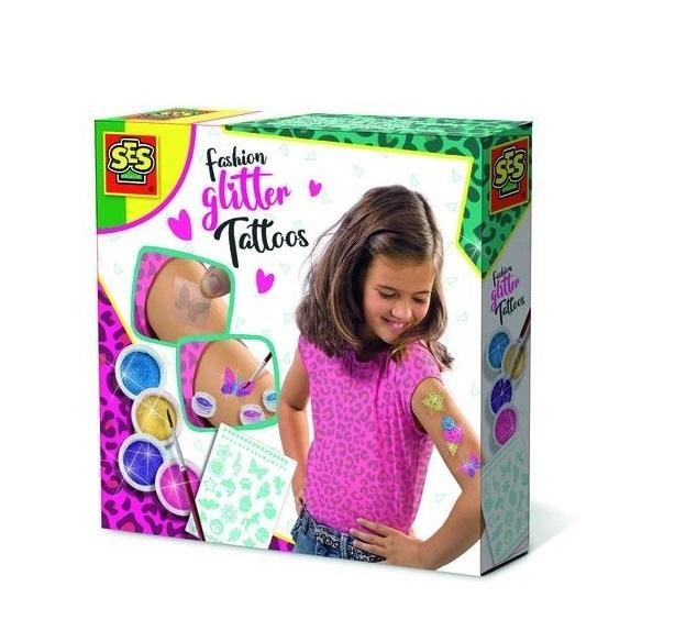 SES Fashion Glitter Tattoos - Creative set for children