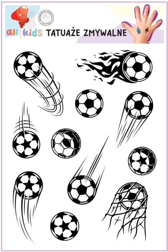All4Kids Washable tattoos for children - balls