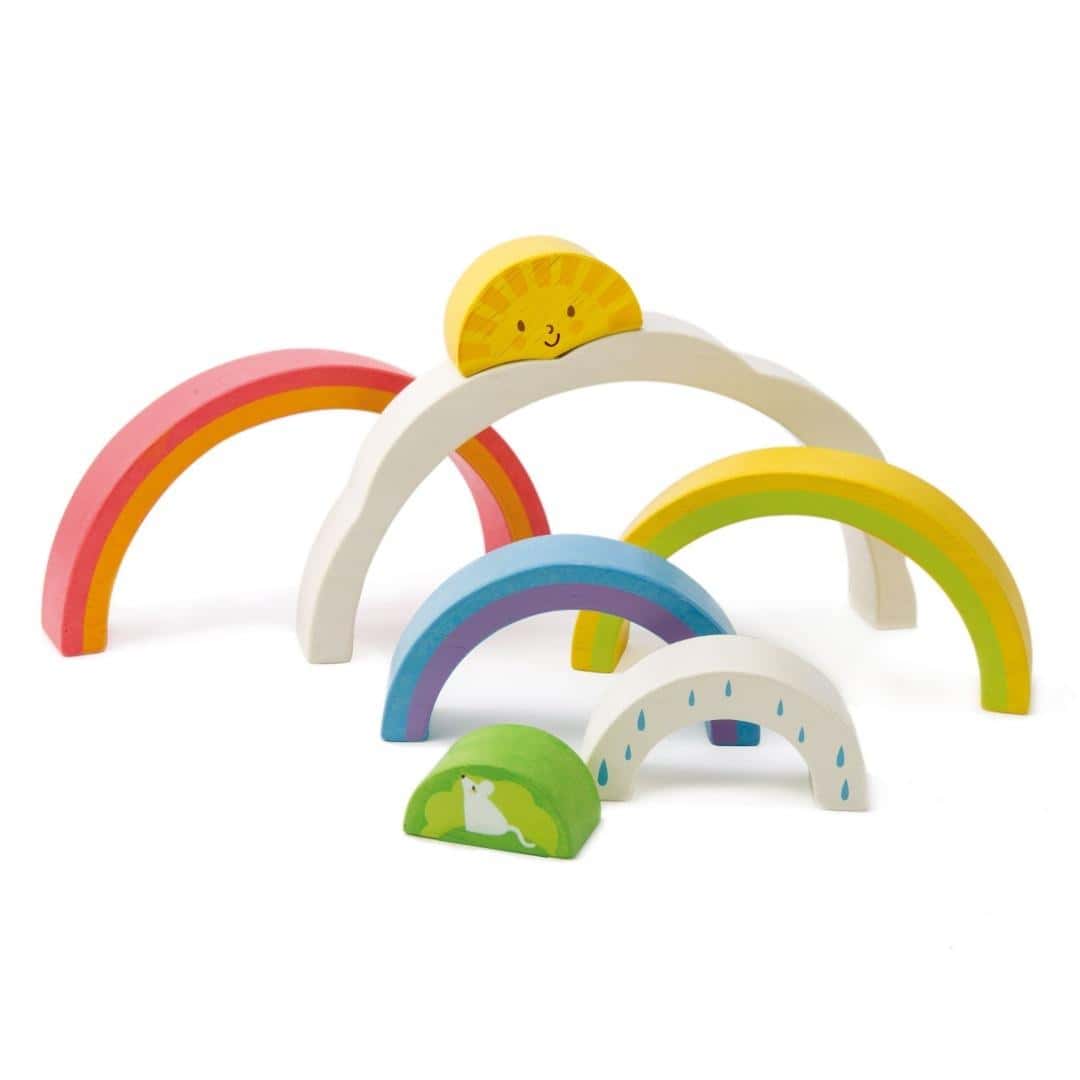 Tender Leaf Toys Wooden Rainbow - 7 elements of creative fun