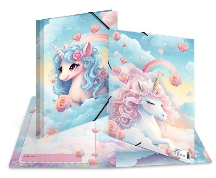 Fairy Tale Unicorns - A3 Folder with Corner Elastic