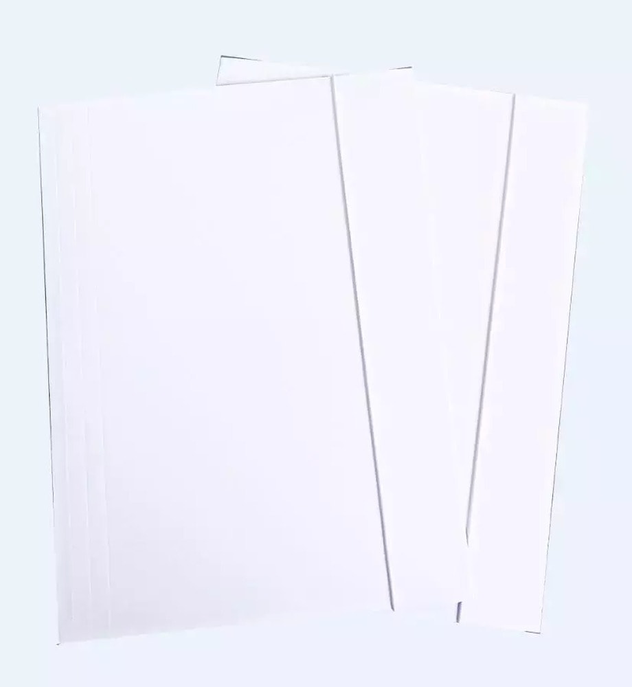A4 folder white with rubber band - 10 pieces ideal for office and school