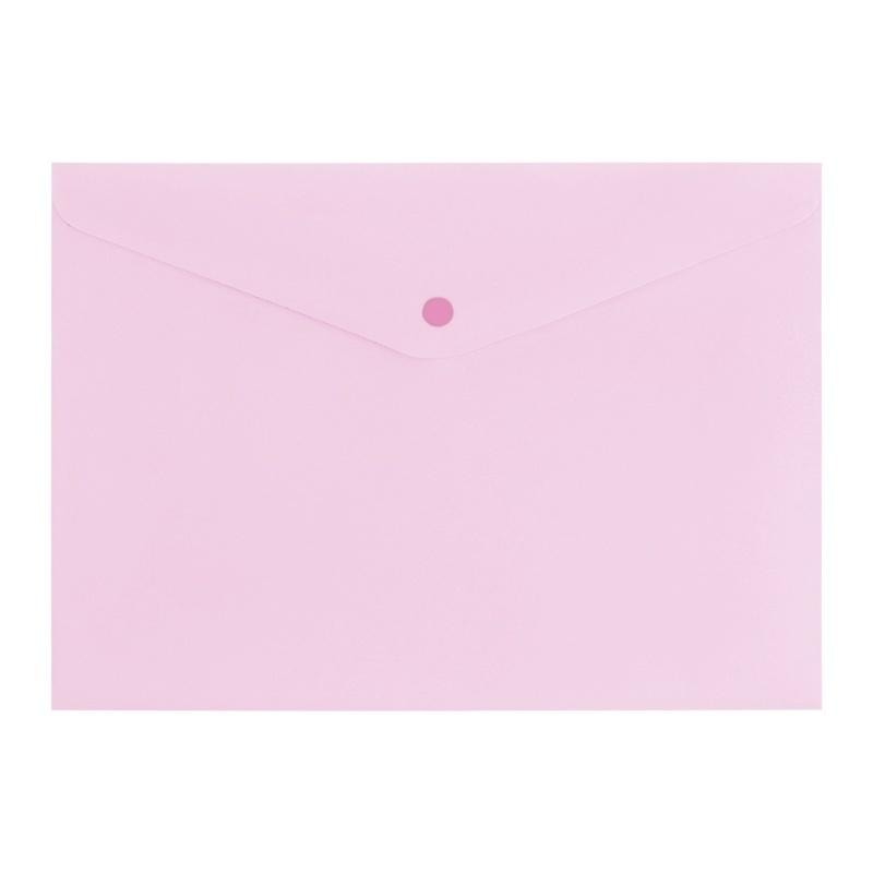 Koh-I-Noor A4 Document folder with fastener pastel pink - ideal for school and office