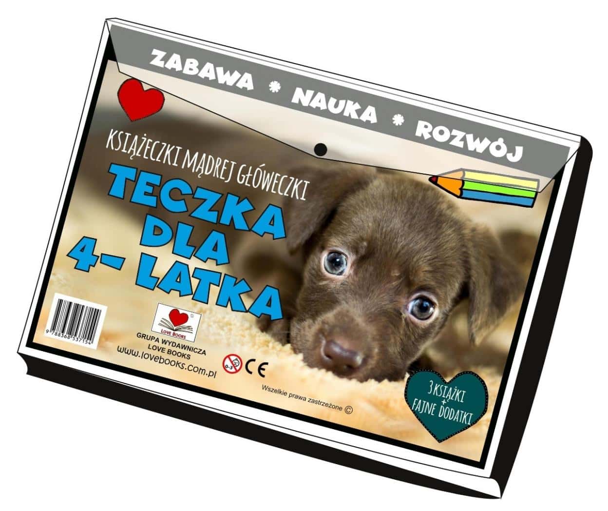 Love Books Educational Folder for 4-Year-Olds - Smart Head Books - Fun and Learning