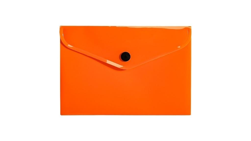 Biurfol A6 Envelope Folder PP Neon Orange - perfect for storing documents