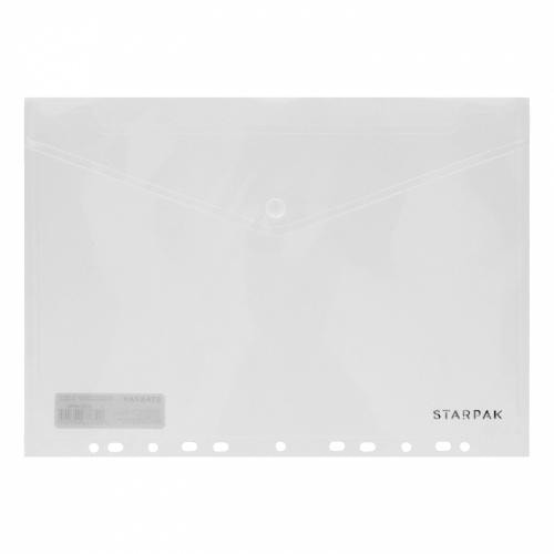 STARPAK A4 envelope folder transparent - ideal for school and office