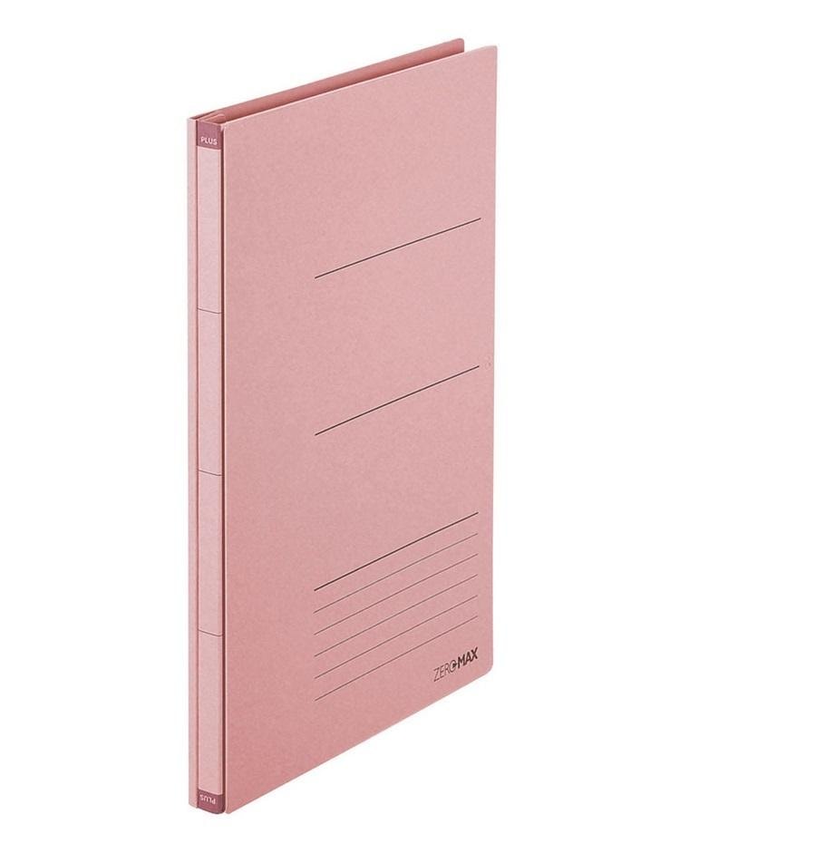 Pink A4 File Folder with Metal Fasteners - Ideal for Document Archiving