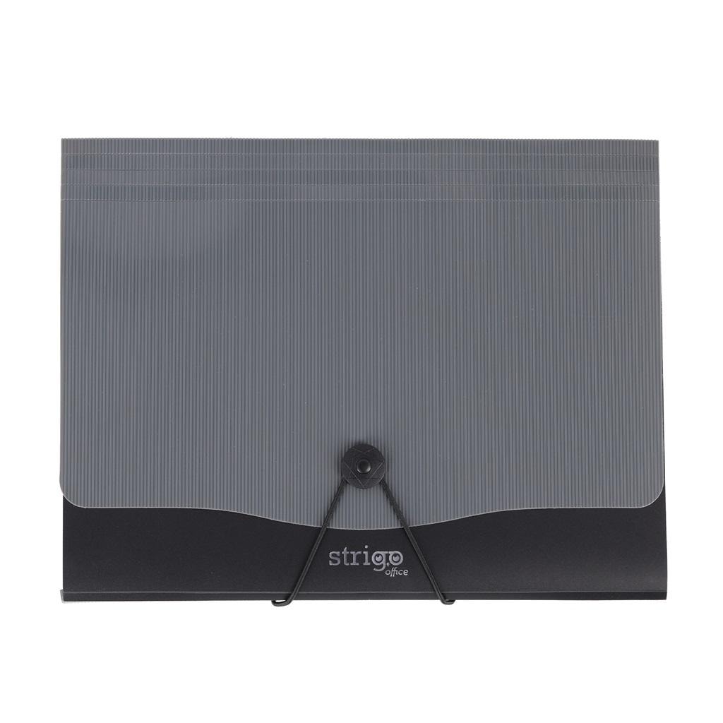 Strigo Vfile A4 folder with 13 dividers gray - ideal for office and school
