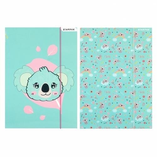 STARPAK A4 Elastic Folder Koala Mix - ideal for school