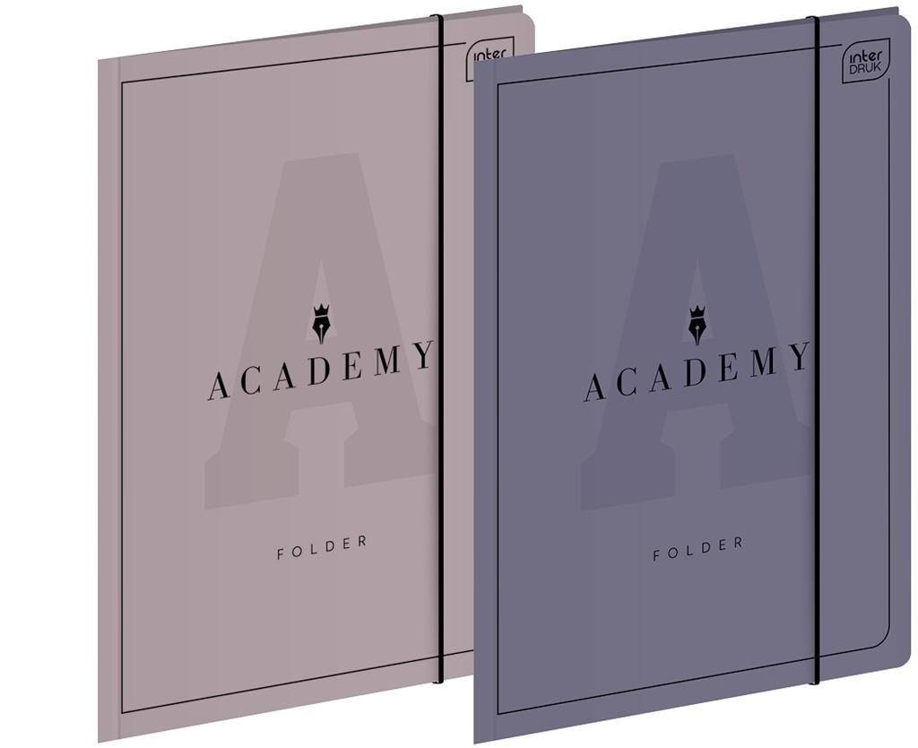 Academy A4+ Folder with Elastic Band - 10 pcs ideal for school and office