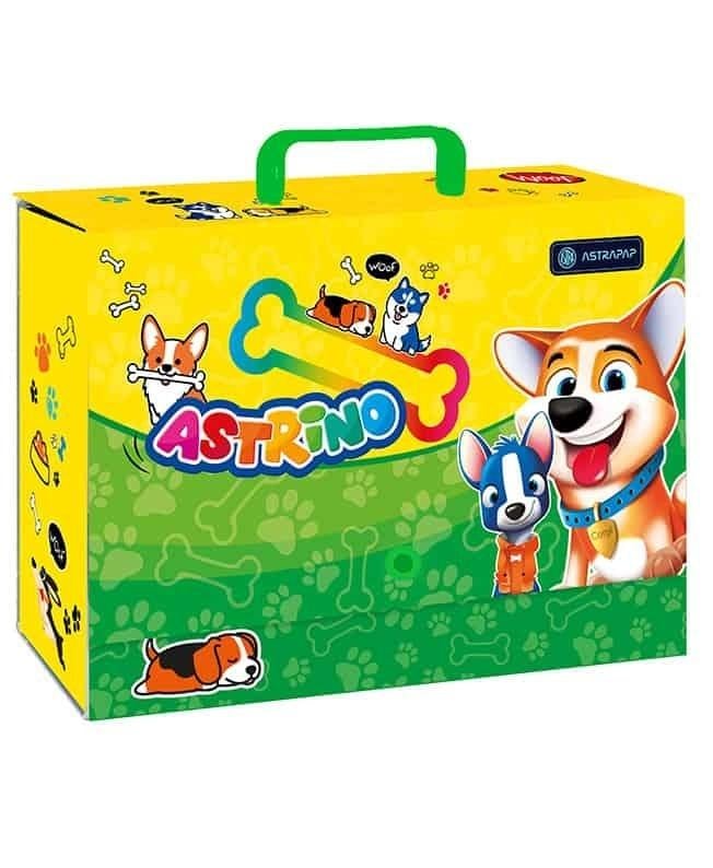 Astrapap Briefcase with handle Astrino XL 9 cm - ideal for office and school