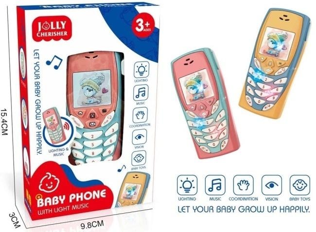 Baby Phone Jolly Cherisher - Toy mobile phone for kids