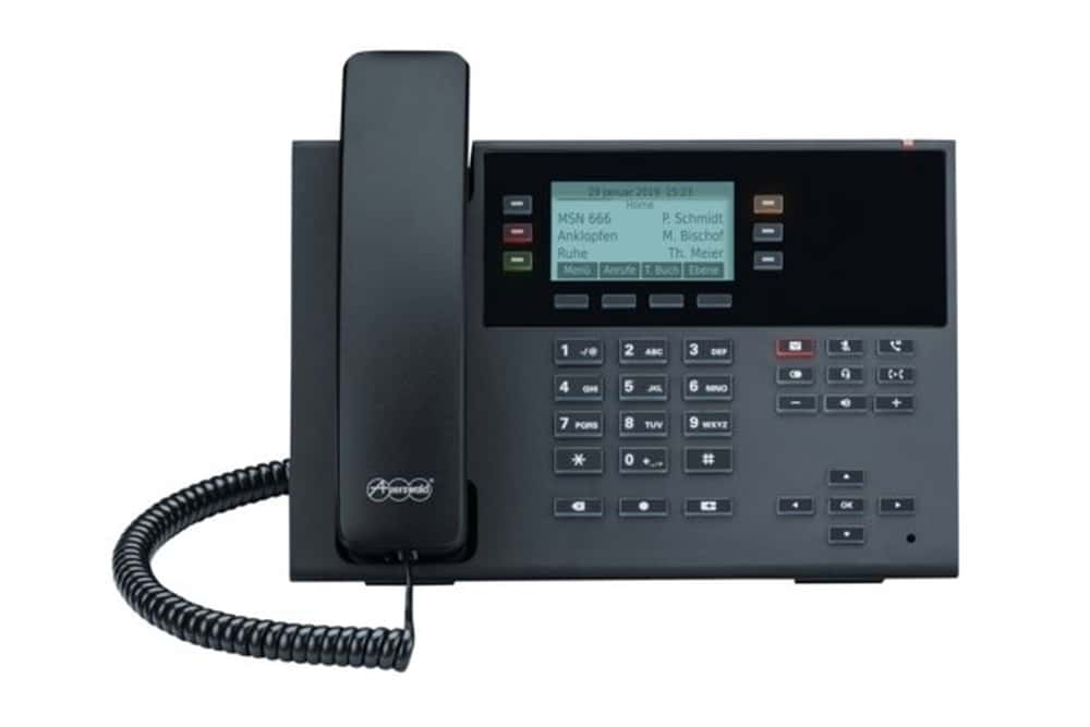 Auerswald COMfortel D-110 - VoIP Phone with Caller ID and Three-Way Calling