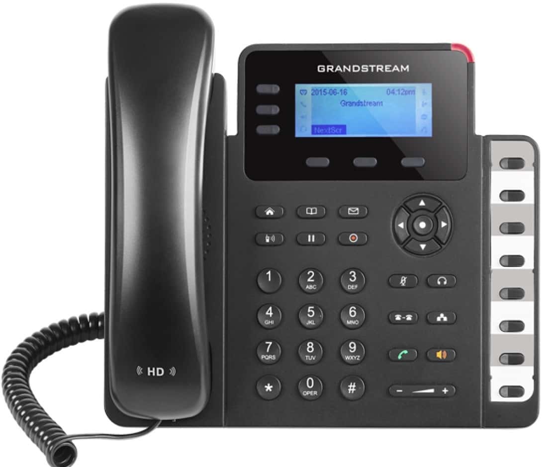 Grandstream GXP1630 VoIP Phone - 3 Lines, LCD, Gigabit Ethernet