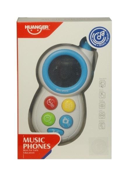 Toy phone for toddlers - colorful phone with sounds