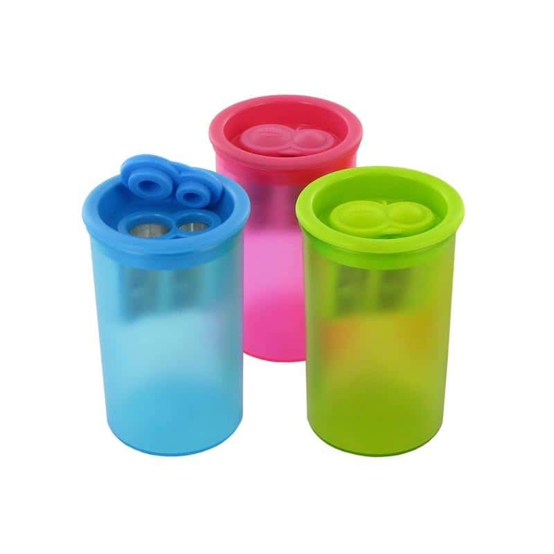 Kum 1870 KM2 - Double pencil sharpener with container - 12 pieces