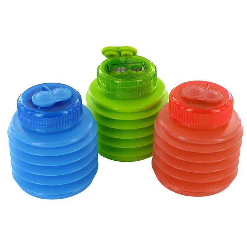 Koh-I-Noor Double Pencil Sharpener with Container - 6 pieces set