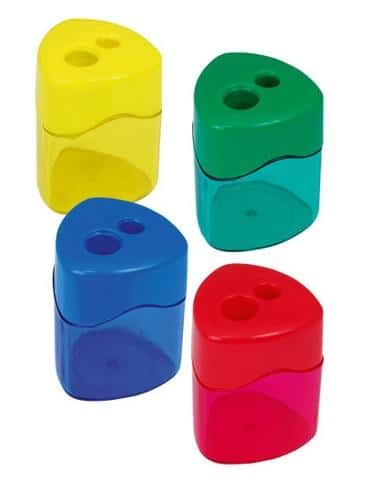 Fiorello Double sharpener - color mix ideal for school