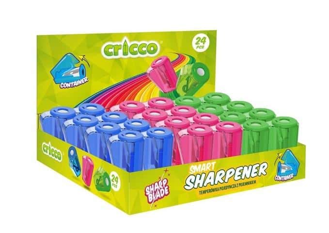 Mini Smart Sharpener with container - 24 pieces set