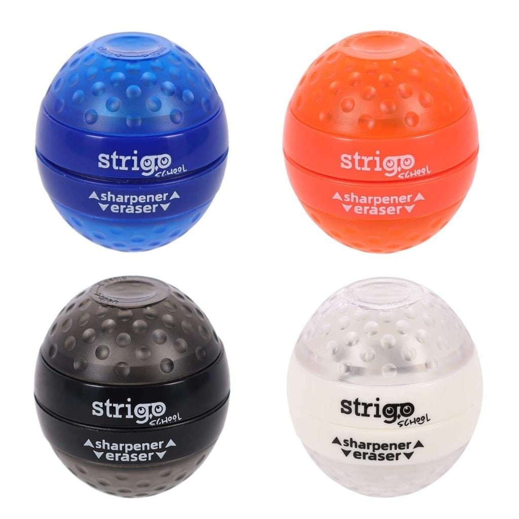 Strigo Ball Sharpener - for two pencil thicknesses with eraser (24 pcs)