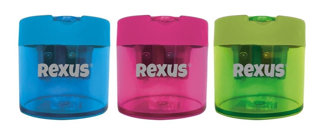 Sharpener with two holes mixed colors - ideal for school