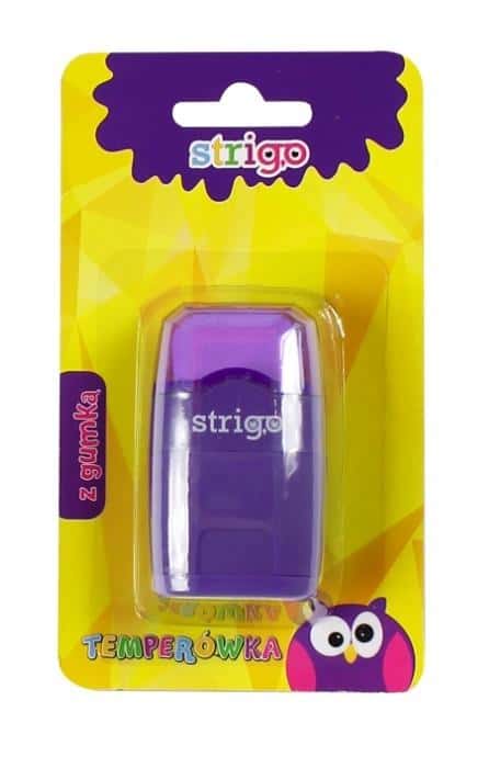 Strigo Pencil Sharpener with Eraser - perfect for school and office