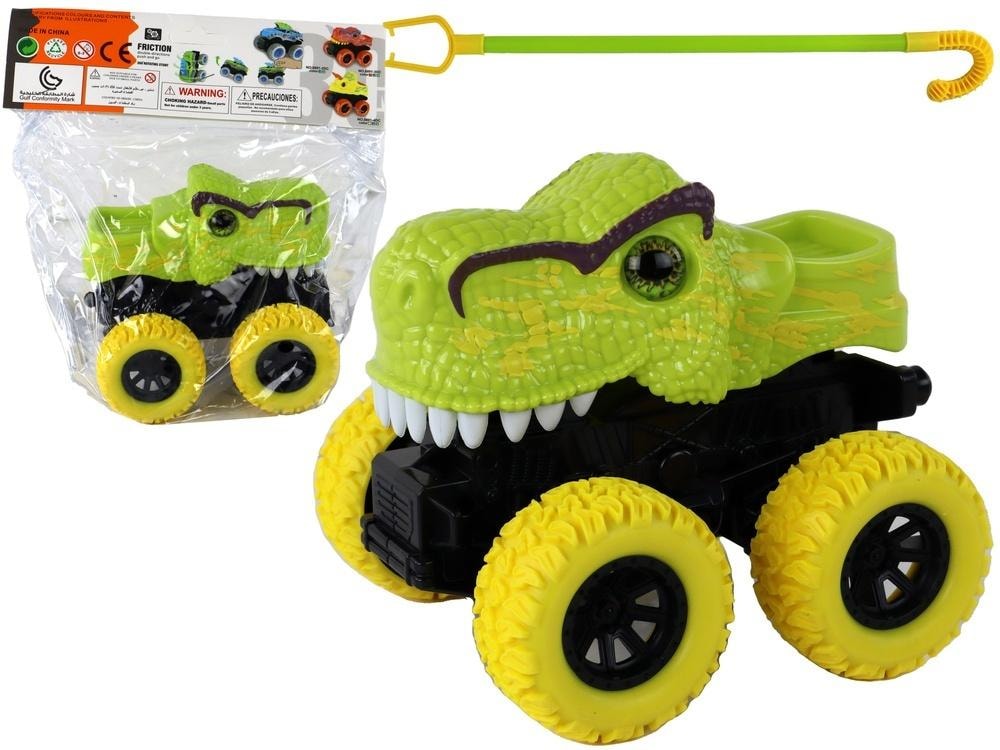 Leantoys Off-road push toy Tyrannosaurus green - a prehistoric adventure for your child!