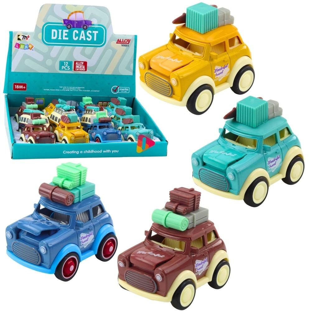 Leantoys Metal off-road car with drive and bouncing hood MIX