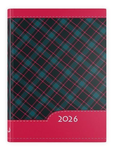 Edycja Świętego Pawła Planner 2026 B7 checkered red - organize your year!