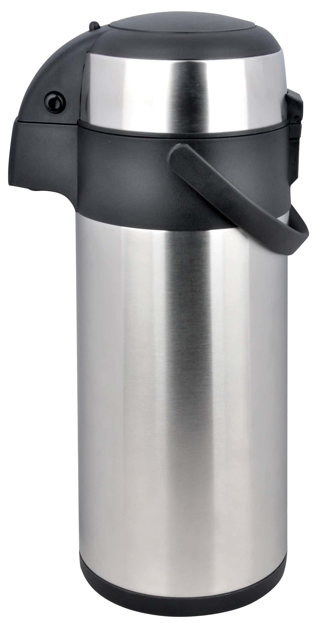 Kinghoff Table Thermos with Pump, Stainless Steel 3l - ideal for the office