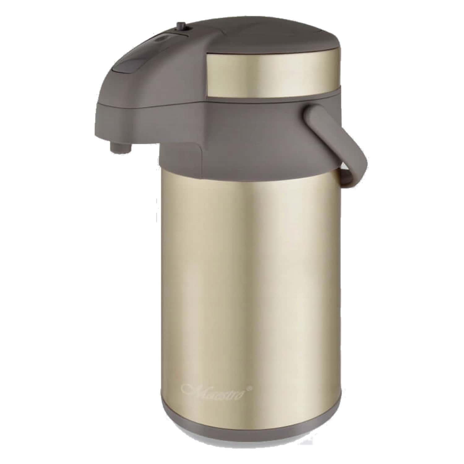 Maestro Travel Thermos 4 l Gold - perfect for trips