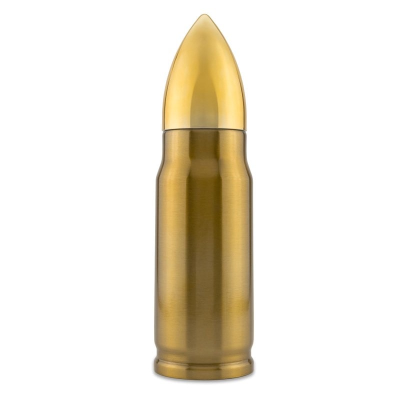 Thermos Bullet Brass cartridge 500 ml - perfect as a gift