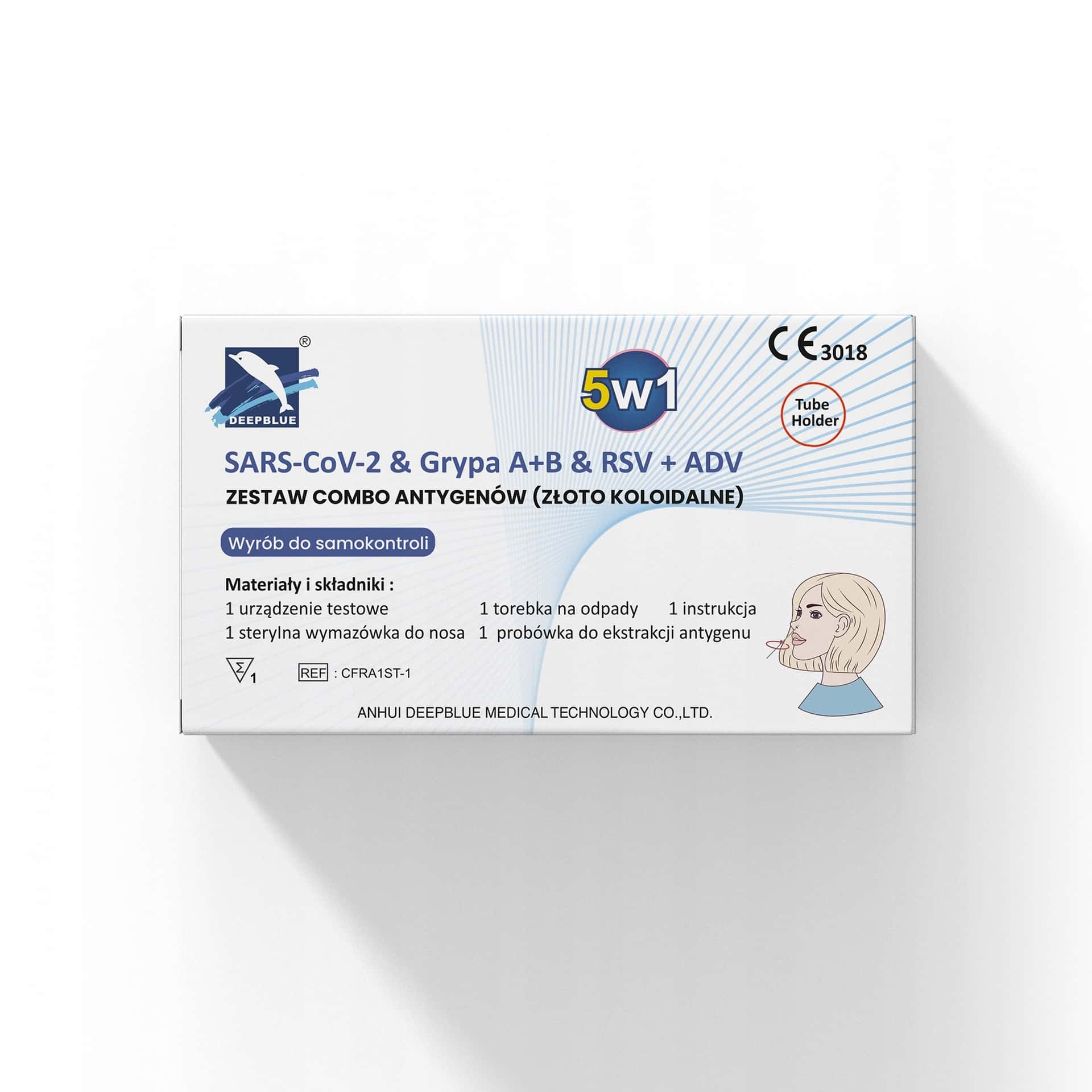 Hydrex combo test - Rapid test for SARS-CoV-2, Influenza A+B, RSV and Adenoviruses