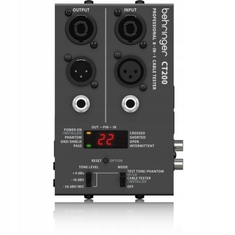 Behringer CT200 - Cable Tester for Audio and Network