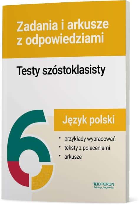 Operon Sixth Grade Polish Language Tests - Tasks and Worksheets